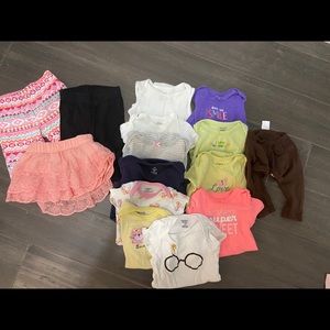 15 piece assorted pack tops and bottoms